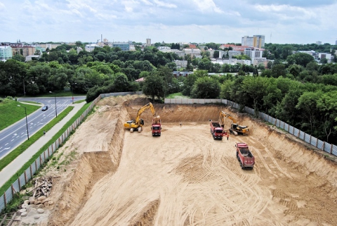 2012-06 - Lublin  ul. Szeligowskiego - wykop pod biurowiec